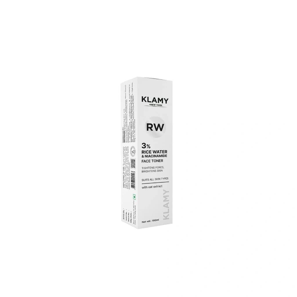 KLAMY 3 % RICE WATER & NIACINAMIDE FACE TONER 100 ML