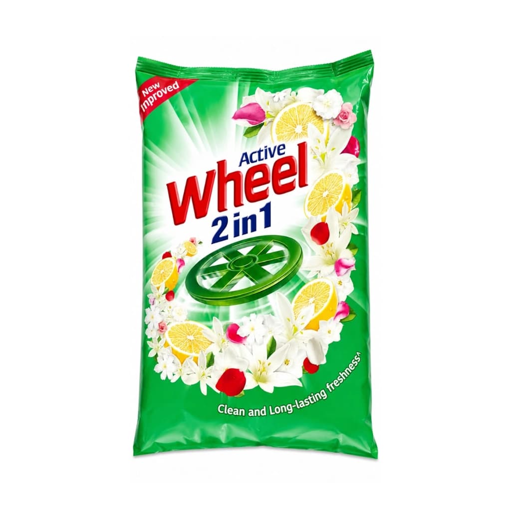 ACTIVE WHEEL 2 IN 1 LEMON AND JASMIN POWDER 1 KG