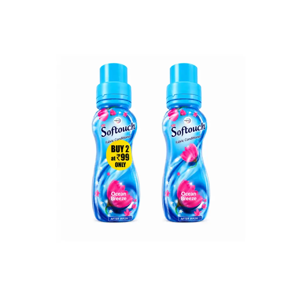 SOFTOUCH OCEAN BREEZE FABRIC CONDITIONER 210 ML BUY 2 AT RS.99 ONLY