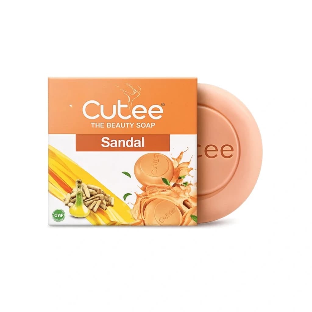 CUTEE SANDAL BATHING SOAP 100GM