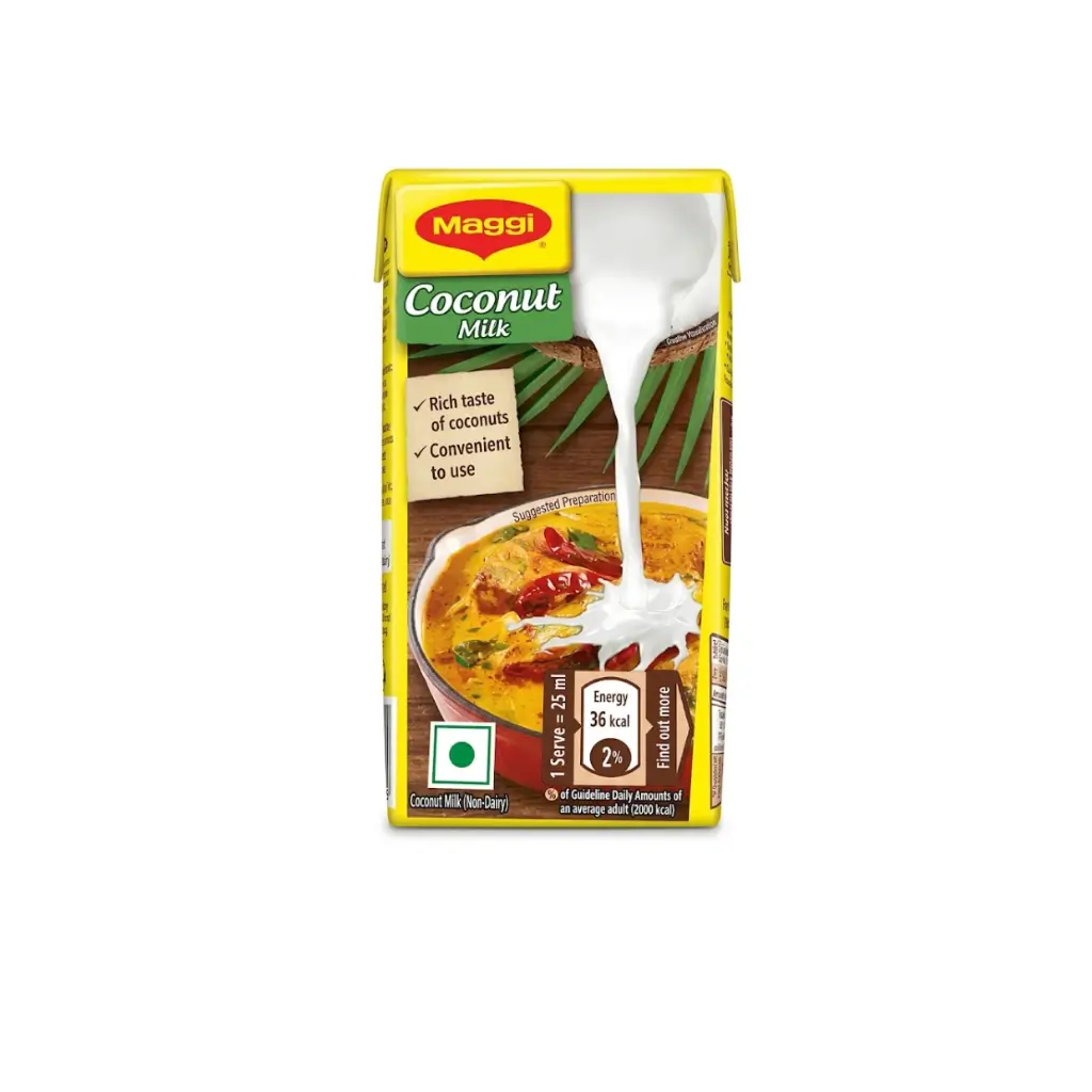 MAGGI COCONUT MILK LIQUID POUCH 180ML