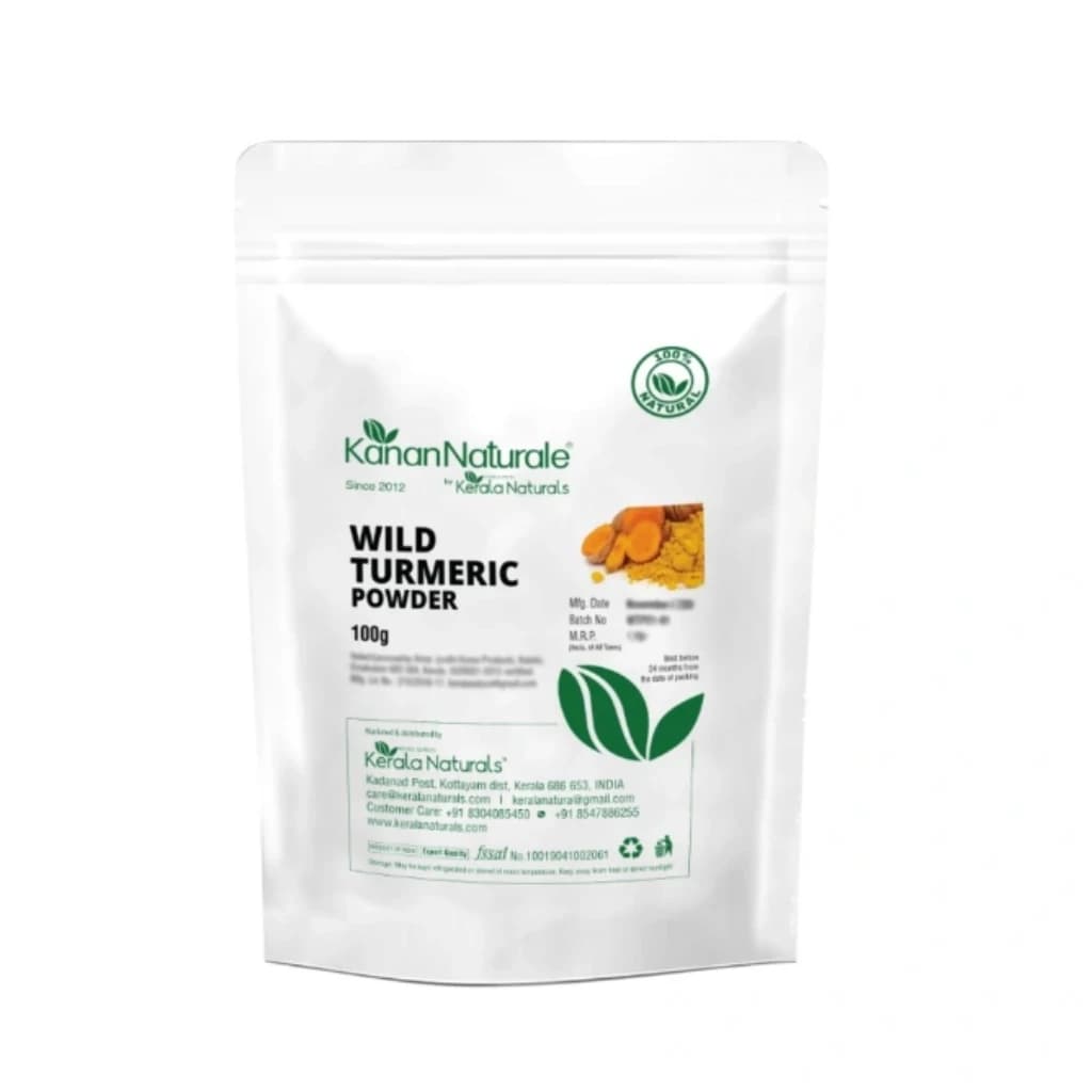 KERALA NATURALS - KASTURI (WILD TURMERIC) POWDER 100G