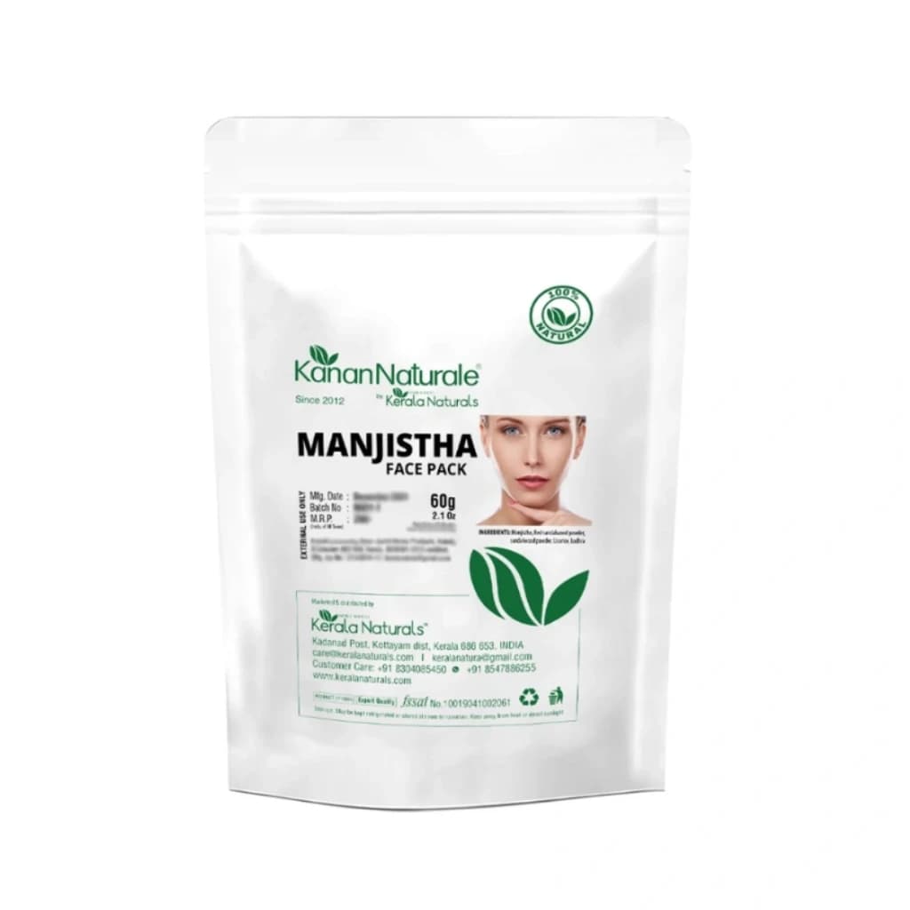 KERALA NATURALS - MANJISTHA FACE PACK 60 GM
