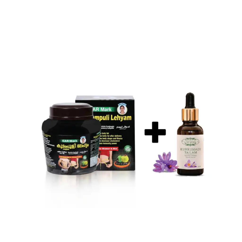 KUDAMPULI LEHYAM (500G) + PREMIUM KUMKUMADI THAILAM (15ML)