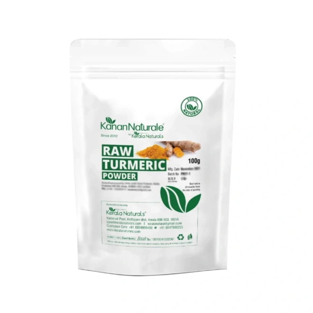 KERALA NATURALS - RAW TURMERIC POWDER 100 GM