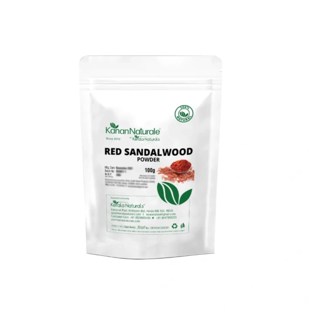 KERALA NATURALS - RED SANDALWOOD POWDER 100G