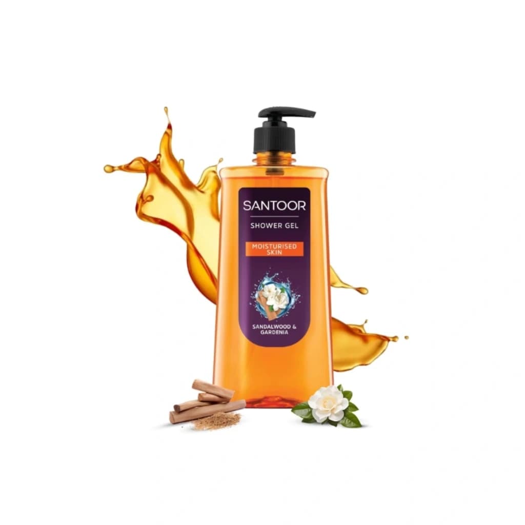 SANTOOR MOISTURISED SKIN SANDALWOOD & GARDENIA SHOWER GEL 125 ML