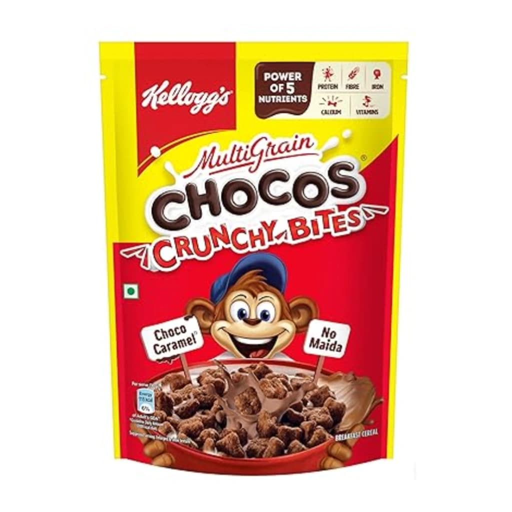 KELLOGG'S MULTIGRAIN CHOCOS CRUNCHY BITES 375GM