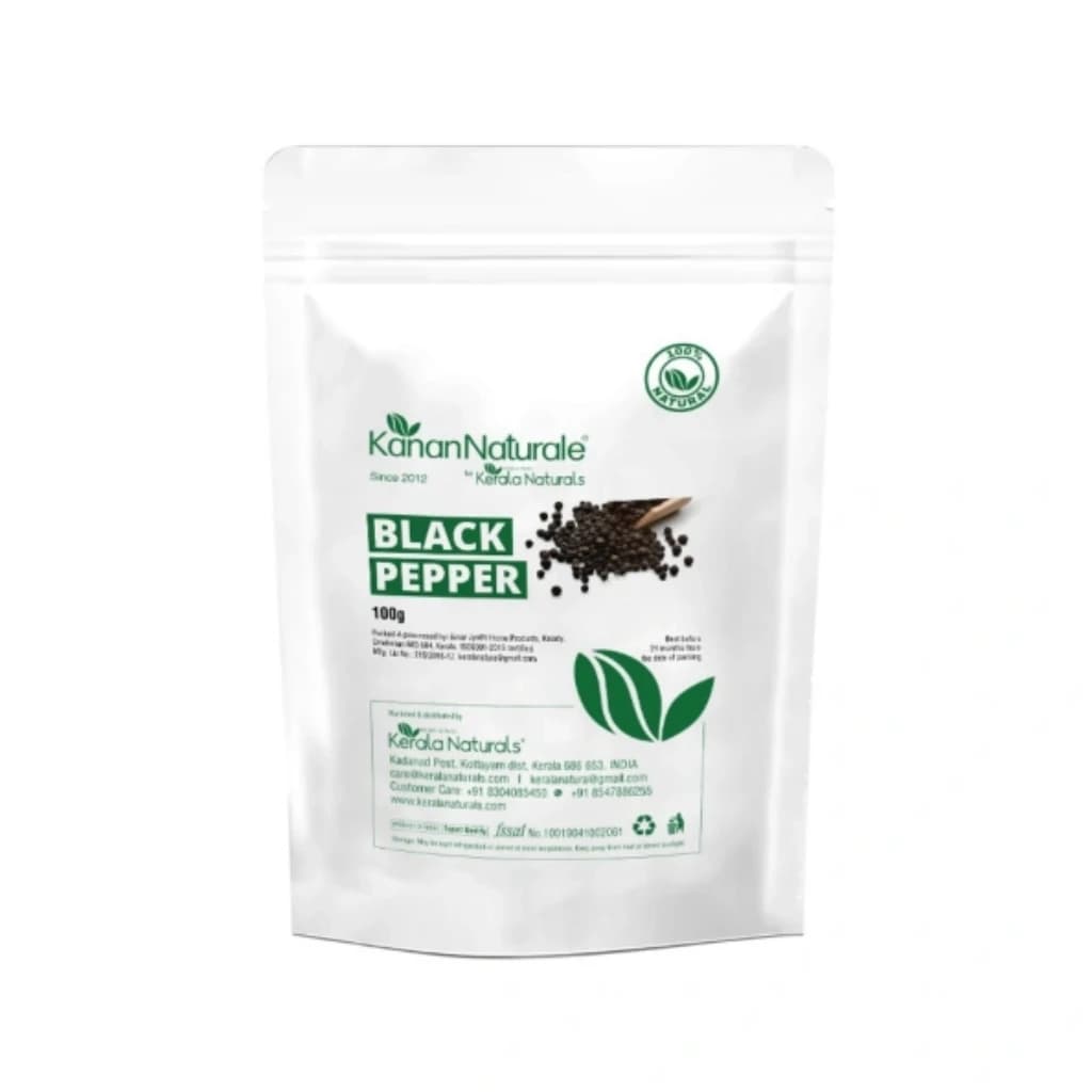 KERALA NATURALS BLACK PEPPER POWDER 100 GM