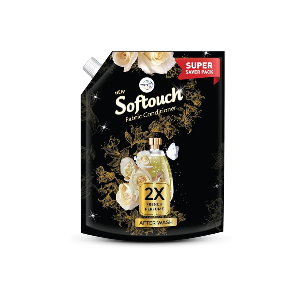 SOFTOUCH 2X FRENCH PERFUME 2L FABRIC CONDITIONER WITH FRENCH ROSE & JASMINE