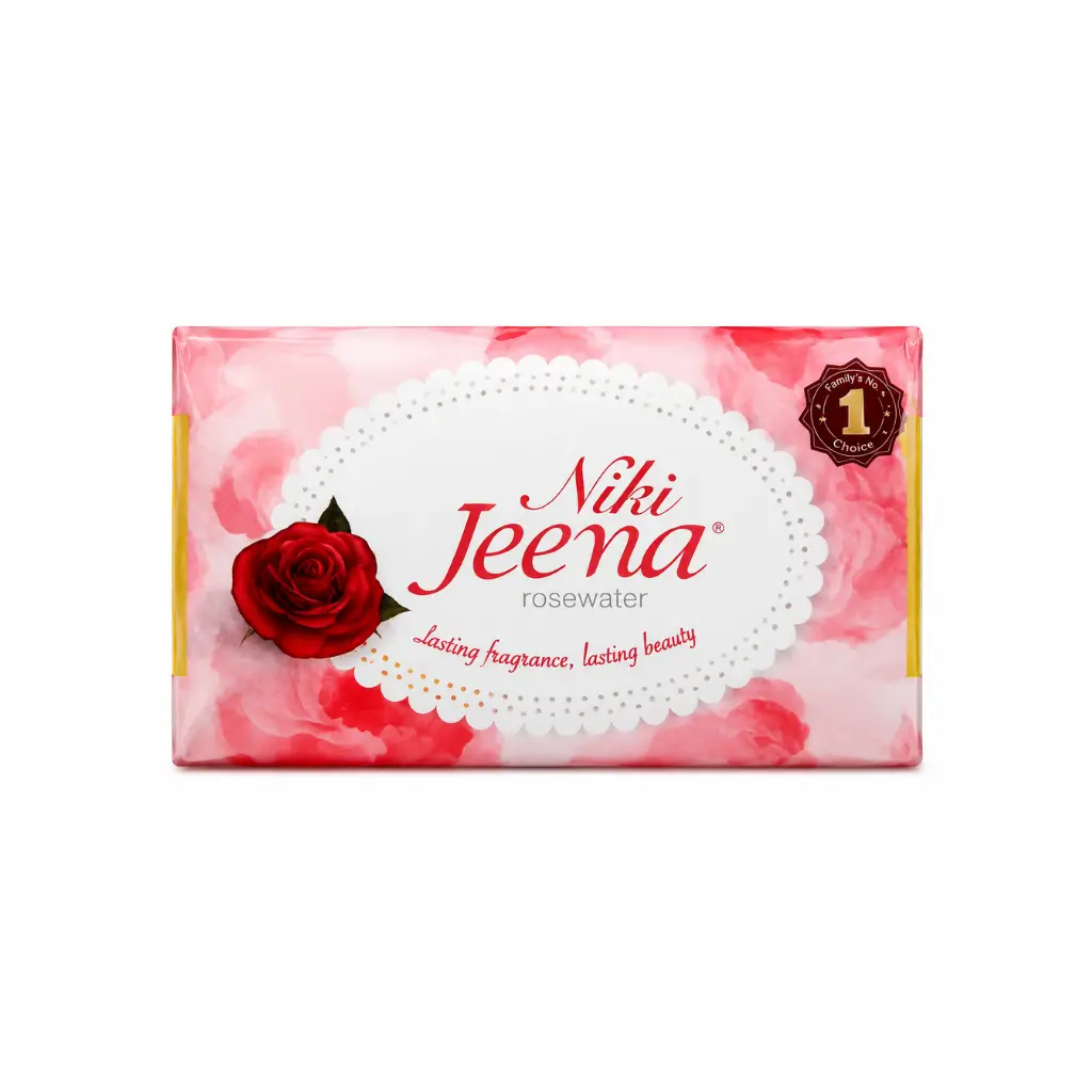 NIKI JEEVA ROSE WATER SOAP 280 GM PACK OF 4