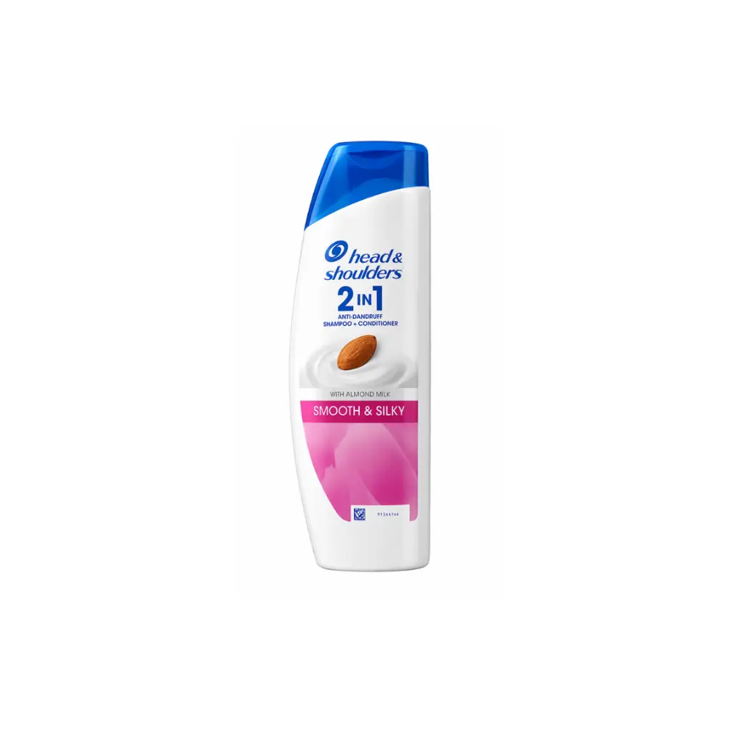 HEAD & SHOULDERS 2 IN 1 SMOOTH & SILKY WITH ALMOND MILK 180 ML