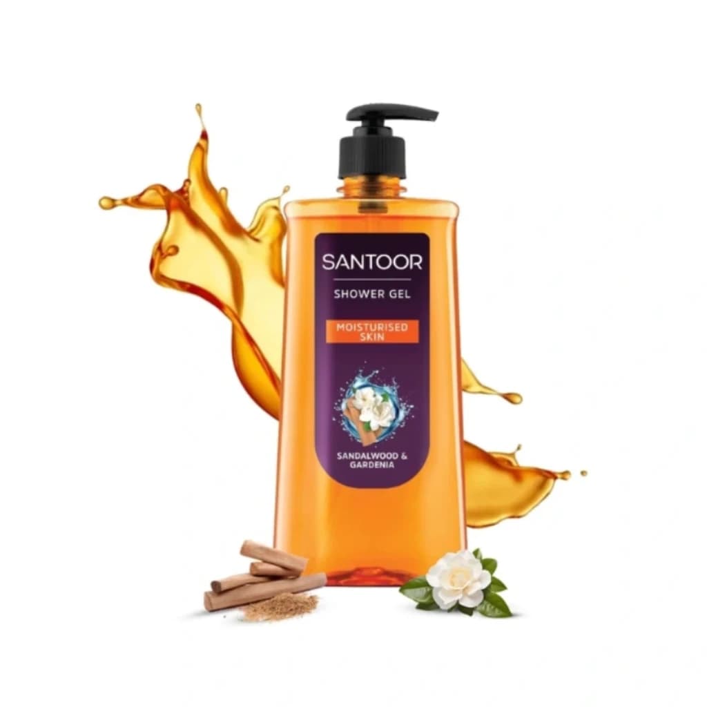 SANTOOR MOISTURISED SKIN SANDALWOOD & GARDENIA SHOWER GEL 125 ML