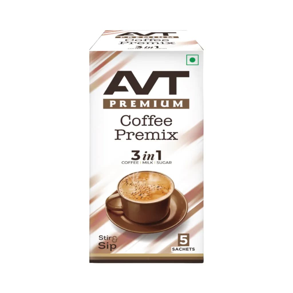 AVT PREMIUM COFFEE PREMIX 3 IN 1 5 SACHETS 90GM