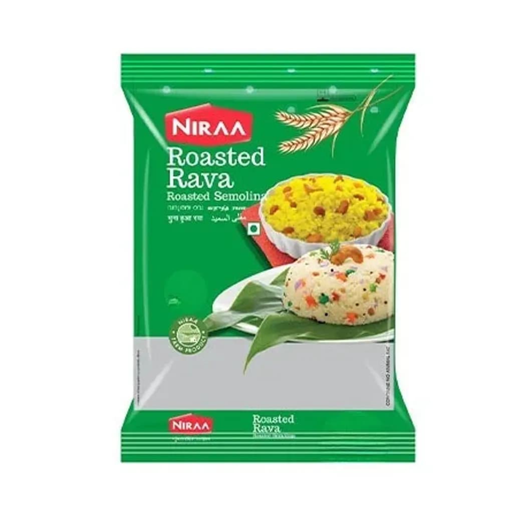 NIRAA ROASTED RAVA 500GM