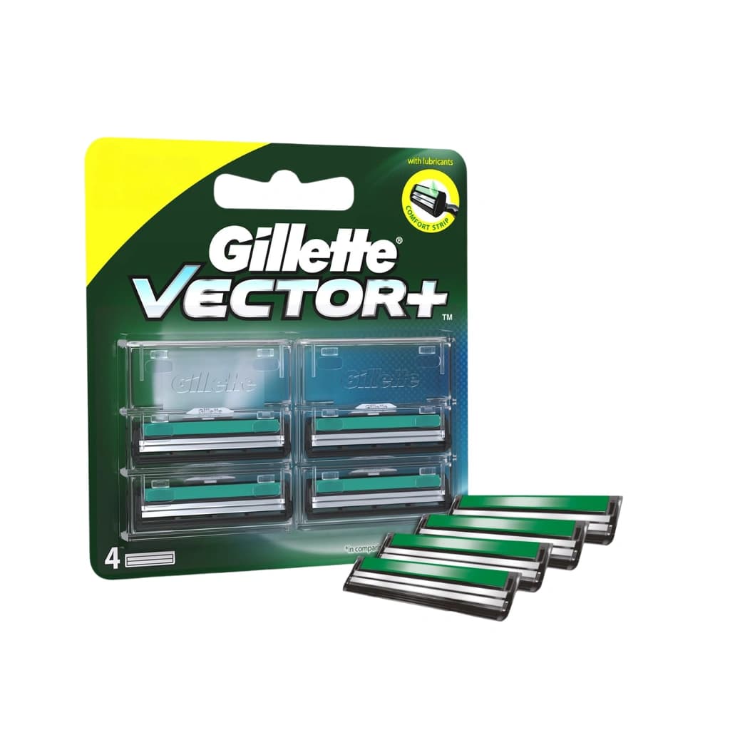 GILLETTE VECTOR+ 4 CARTRIDGES