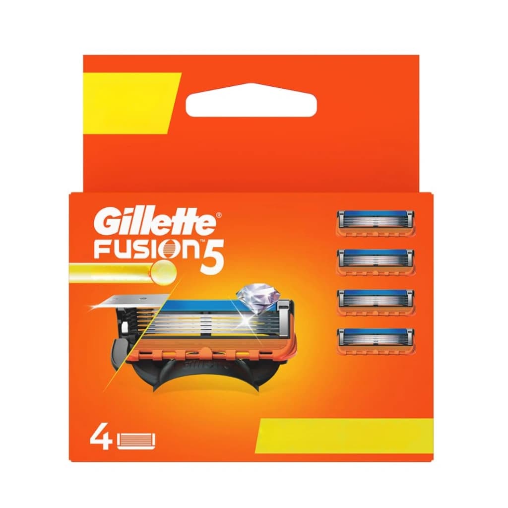 GILLETTE FUSION 5 4 CARTRIDGES
