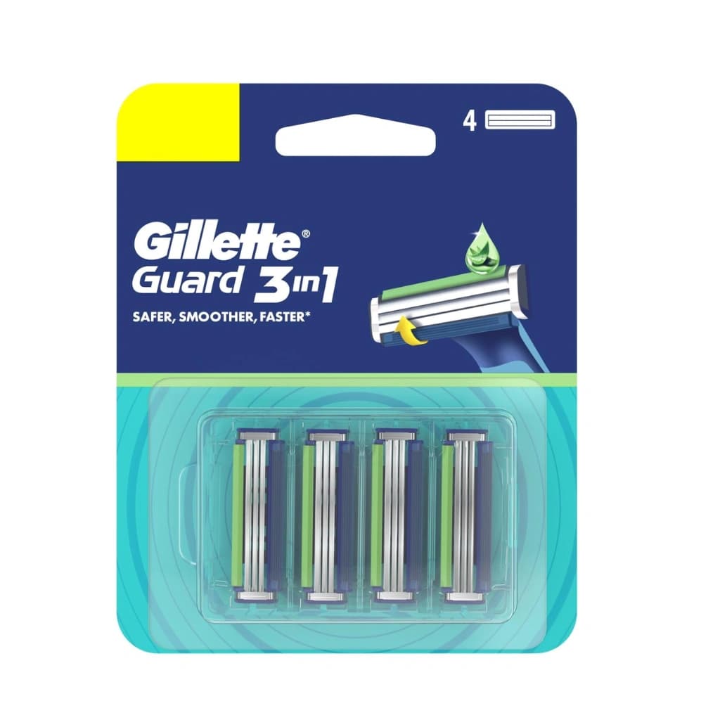 GILLETTE GUARD 3IN1 4 CARTRIDGES