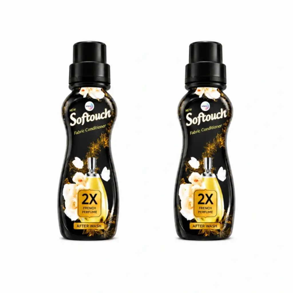 SOFTOUCH 2X FRENCH PERFUME FABRIC CONDITIONER 210 ML PACK OF 2
