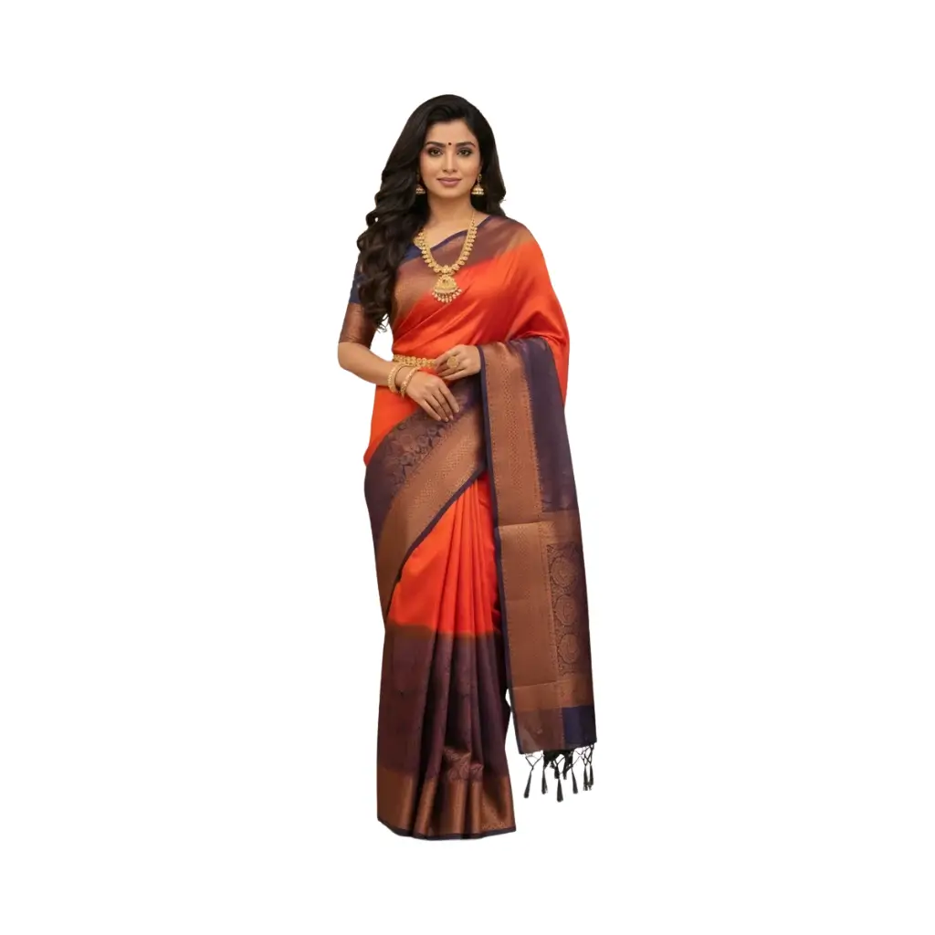 Soft Silk Kubera saree with Blouse Premium Quality 6.25mtr