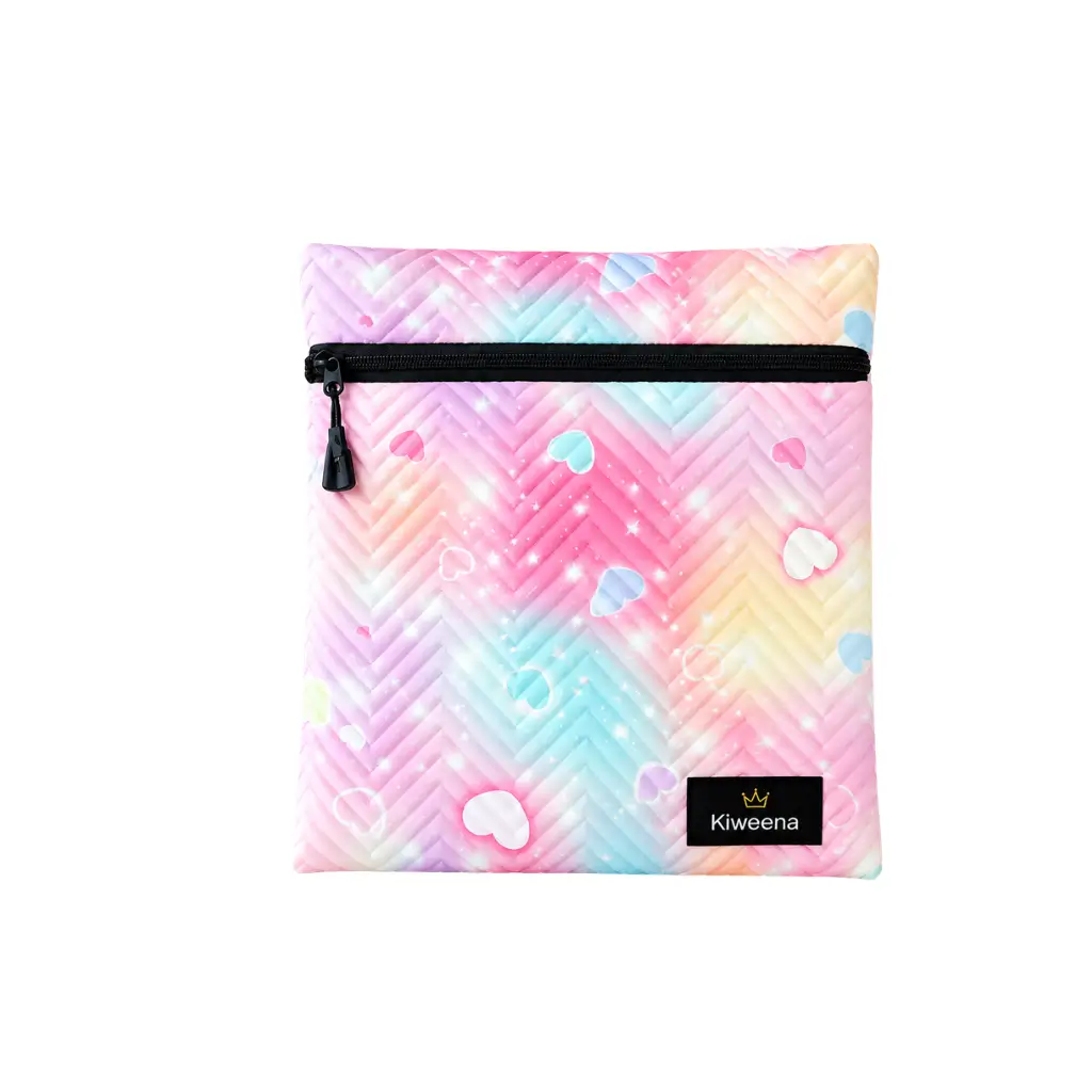 KIWEENA THERMA INSULATED MULTI PURPOSE POUCH | PINK HEART