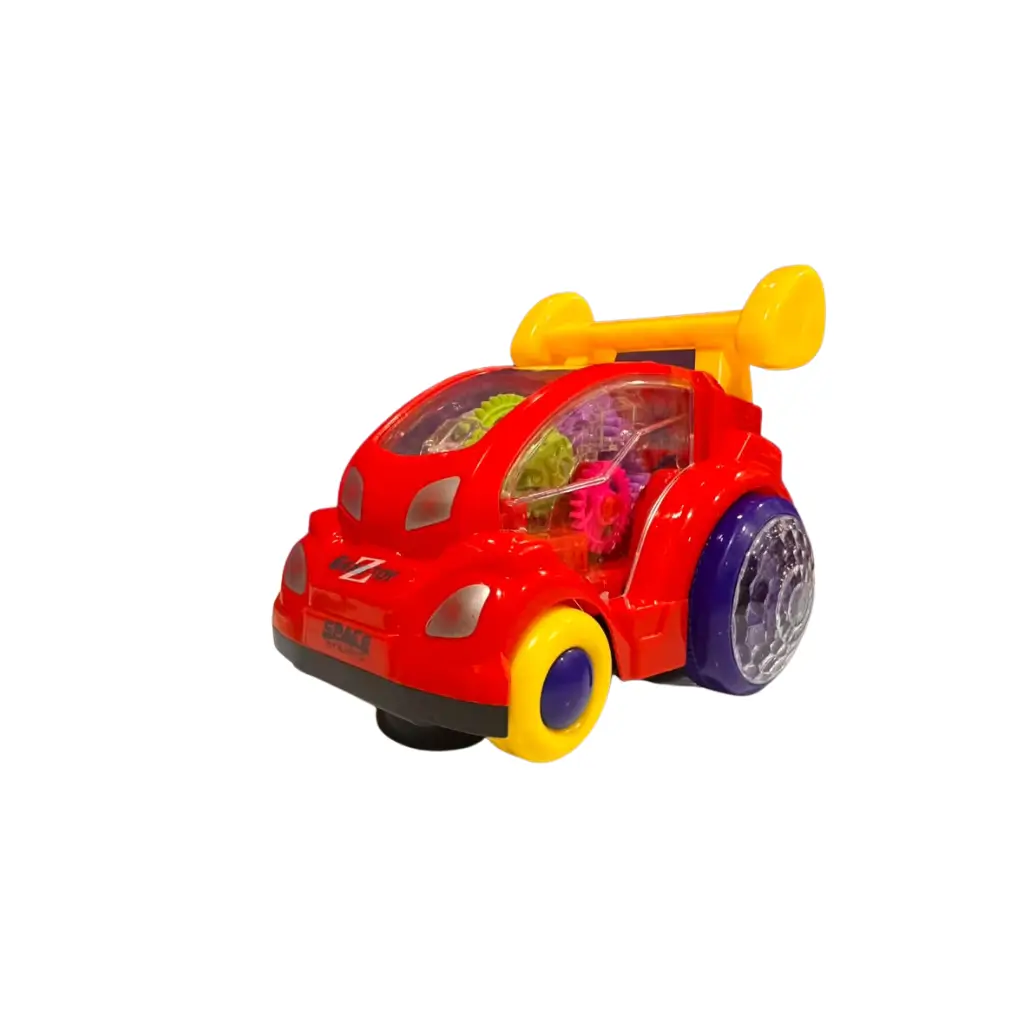 LUMO SPACE CAR PUZZLE GEAR TOY WITH LIGHTS & MUSIC