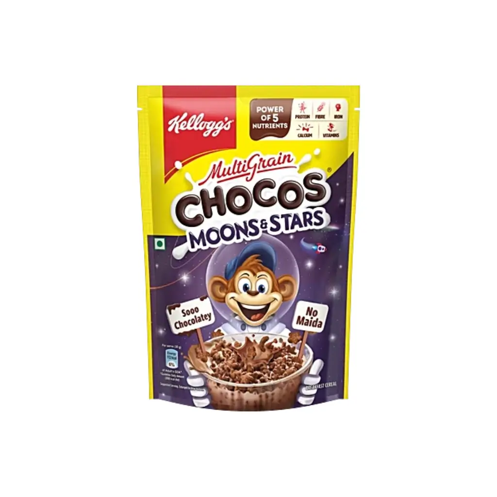 KELLOGGS MULTIGRAIN CHOCOS MOONS & STARS 360 G