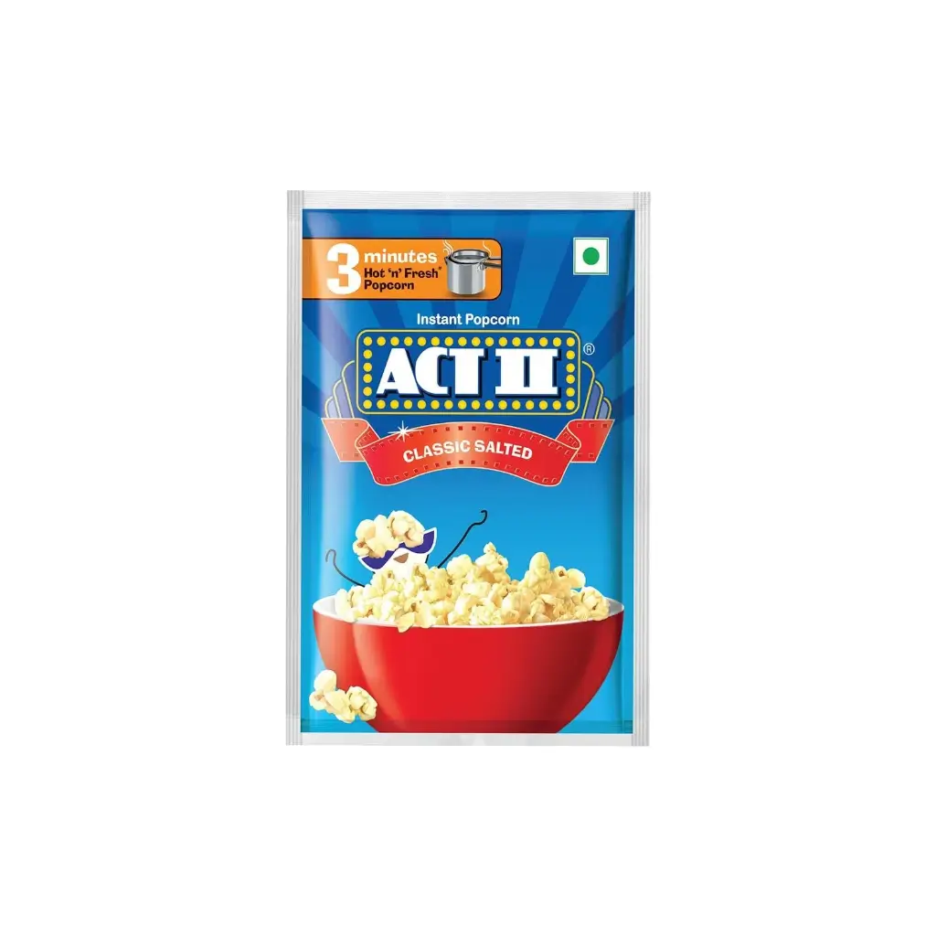 ACT II INSTANT POPCORN CLASSIC SALTED 35 GM