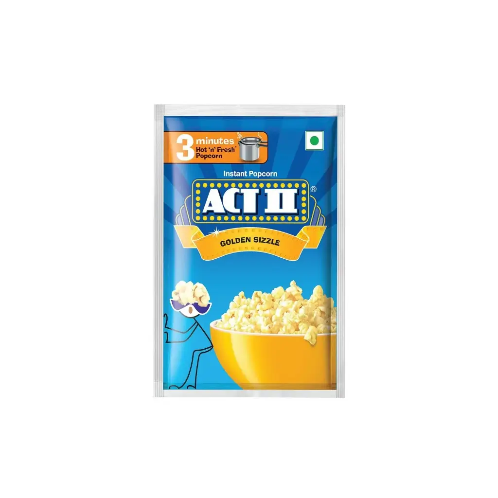 ACT II INSTANT POPCORN GOLDEN SIZZLE 35 GM