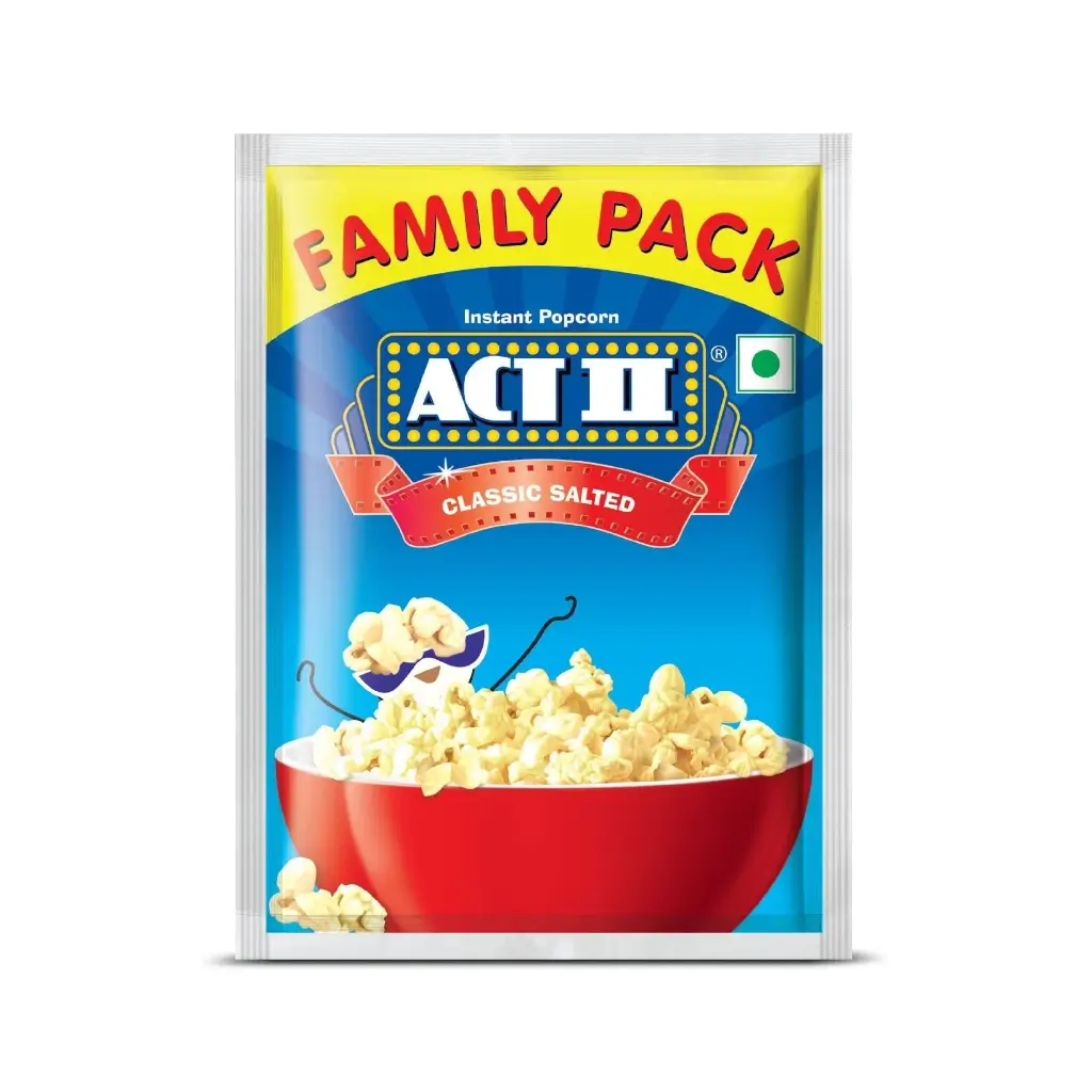 ACT II INSTANT POPCORN CLASSIC SALTED 112.5 GM