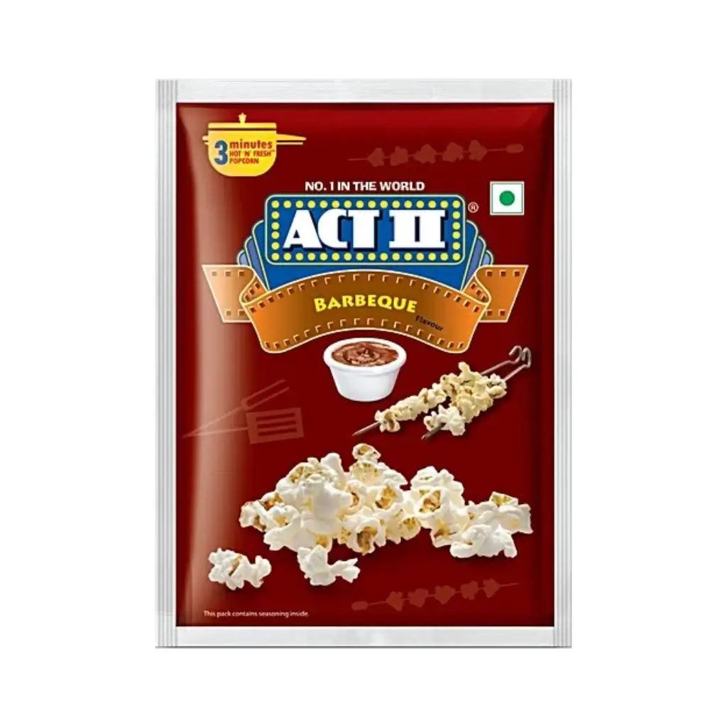 ACT II INSTANT POPCORN BARBEQUE 50 GM